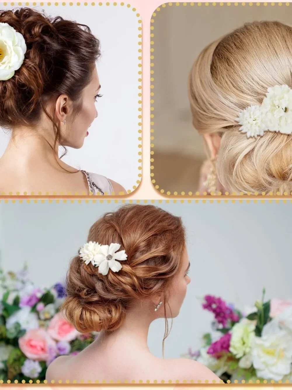 BBTO 21 Pcs Flower Hair Clip Rose Hair Clips Barrettes for Women Flower Accessor